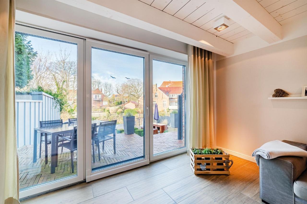 Haus Am Siel 01, Zentral Mit Eigenem Steg Villa Greetsiel Eksteriør bilde